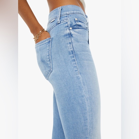 NWT Mother Jeans - The Mid Rise Dazzler Crop Fray - Picture 4 of 5